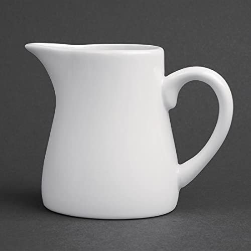 Olympia Whiteware Cream and Milk Jugs 170Ml 6Oz Mug Cup Creamer Pitcher 6pc