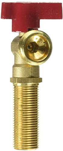 Oatey 38870 Washing Machine Outlet Box Valves, 1/4 Turn Copper 3/4 In. Nh, Red