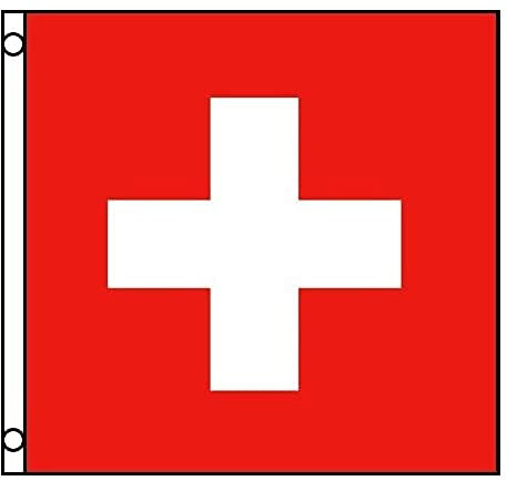 AZ FLAG Bandera de Suiza 90x90cm - Bandera Suiza 90 x 90 cm