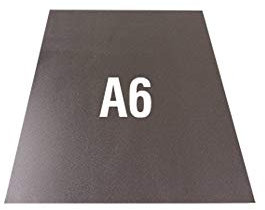 Magflex® A6 Hoja Magnética de Auto Adhesivo de 3M Flexible Para Crear Imágenes Magnéticas, Obras de Arte, Letreros O Pantallas - Paquete de 10
