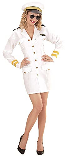 W WIDMANN MILANO Party Fashion - Kostüm Marine Kapitänin, Kleid, Matrosin, Uniform, Faschingskostüme
