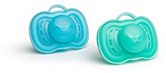 Herobility HPC006BT0202 Schnuller 6m+ (2 Pack), blau