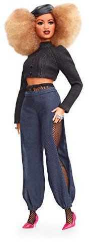 Barbie Styled by Marni Senofonte con Crop Top Denim, Pantaloni Harem e Accessori, per Bambini 6 + Anni, FJH75