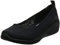 Skechers Women's Arya Airy Days Closed Toe Ballet Flats,Black Crochet Trim,4 UK