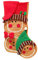 carol -1 Nikolausstiefel Weihnachtlicher Stickerei - Weihnachtsstrumpf zum Befüllen und Aufhängen - Nikolaus Strumpf Schneemann Rentier Geschenktasche Candy Bag Weihnachtsdeko, Nikolaussocken