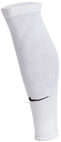 NIKE, Squad, Football Leg Sleeve, White/Black