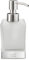 Kleine Wolke Wand-Seifenspender Meo, Wandaccessoire, Farbe Milky, Material: Messing, Edelstahl, Glas