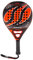 SideSpin - Pala SUPRA 12K | Pala Padel Profesional Unisex | Excelente Salida de Bola | Diseño Elegante y Energético, Negro/Rojo, Talla Única, Carbono 12K