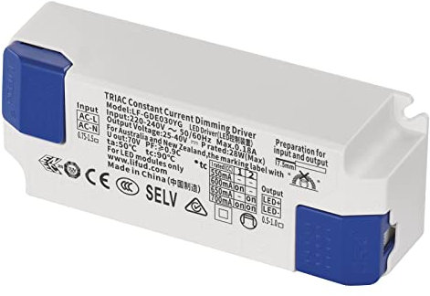 EMOS Dimmbarer LED Trafo Triac 28W, 550-700 mA, 25-40 V DC Konstantspannung Driver, Treiber, Transformator für LED-Einbauleuchten und Deckenleuchten EMOS NEXXO, Dimmer, LED-Panels