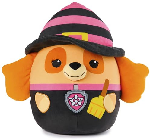 PAW Patrol Hexe Skye Squish Plüsch, offizielles Spielzeug aus The Hit Cartoon, Special Edition Squishy Stofftier ab 1 Jahren, 30,5 cm