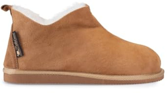 Perfect Wool - Chaussons à Semelle Fixe - Chaussons en Peau de Mouton Femme et Homme - Pantoufles Chaudes en Laine Naturelle - pour Hiver et Automne, Antidérapant - Taille 39