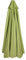 Yitekrg 9.8FT Patio Umbrella Replacement Canopy 6 Ribs Outdoor Umbrella Canopy Market Replacement Umbrella Top for Backyard Garden Beach(Green)