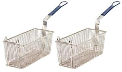 Baki 2 cestas de freír comerciales para freír 340 x 165 x 150 mm, repuesto para Pitco/Frialator 35C 45C SG14 SG18
