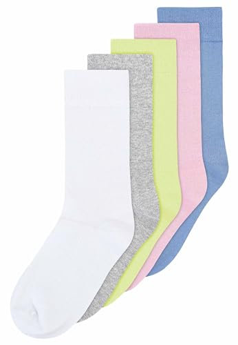 MELAWEAR Socken 5er Pack Basic (DE/NL/SE/PL, Numerisch, 35, 38, Regular, Regular, fresh pastel)