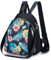 BAGZY Damen Rucksackhandtaschen 2 in 1 Klein Rucksacktasche Elegant Nylon Anti Diebstahl Casual Daypack für Frauen Mädchen Reisen Schule (Mehrfarbig)