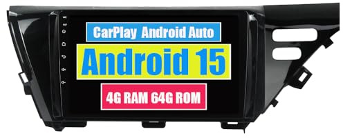 RoverOne Car Stereo CarPlay Head Unit for Toyota Camry 8 XV 70 2017 2018 2019 2020 Android Auto Touch Screen Sat Navi Bluetooth WiFi Radio Player