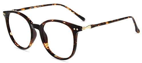 Firmoo Blaulichtfilter Lesebrille mit Sehstärke 0.5x Damen Herren Anti Blaulicht Computerbrille Sehhilfe Gläser Lesehilfe Lesebrille Blendfrei Kratzfest