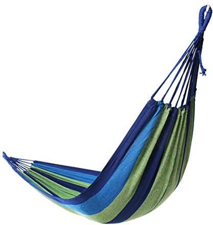 KITANDOVE Camping Hängematte Canvas Tragbare Doppelhängematte Für Outdoor Für Garten Und Extra Für Erwachsene