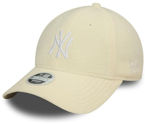 New Era 9Forty Damen Sherpa Cap - Cosy NY Yankees Hellbeige