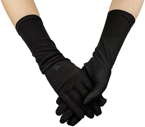 THINCAN Handschuhe, Arabische Frauen ethnische Handschuhe islamischen Zubehör Hijab Arm Ärmel elastische Handschuhe