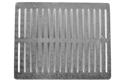 SEZAM Parrilla de hierro fundido para horno, 33,5 x 27,5 cm, diferentes diámetros, rejilla para chimenea, rejilla para chimenea, rejilla para horno, rejilla para el carbón