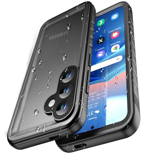 Cozycase TOP Militärschutz für Samsung Galaxy S25 wasserdichte 360 Grad Hülle - 2m Sturzfest Panzerhülle Outdoor Case Komplettschutz Stoßfest Staubschutz Baustelle Wasserfest S 25 Handyhülle