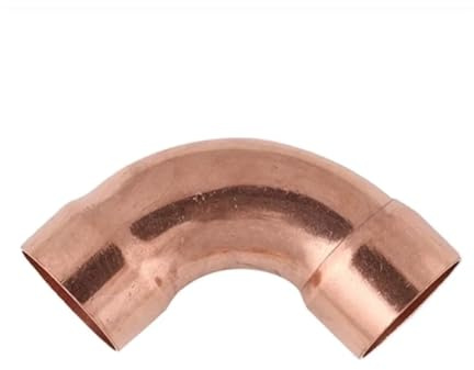 LIUCH 1/2 3/4 1 12.7 16 19 22 25.4 28.6 32-67mm ID cuivre Fin Alimentation Long Rayon 90 degrés coude raccord coupleur for climatiseur(ID 35mm Wall 2.0mm)