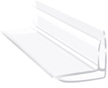 Polycarbonat Eckprofil 90° – Weiß – Länge 1,5 m – für Stegplatten 4-6 mm – Eck-Verbindungsprofil mit geradem Winkel für Gewächshaus, Dach & Überdachung