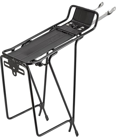 Tortec Tour Rear Rack With Spring Clip: Black 26-700C