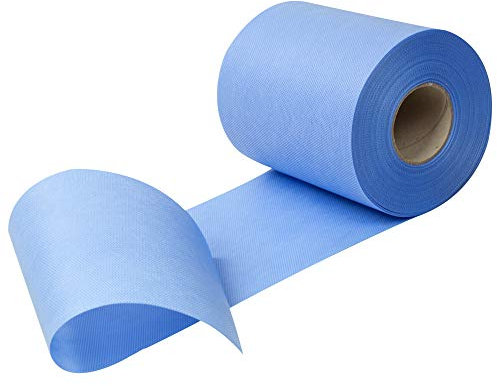 Sensalux Tischläufer, Tischband, stoffähnliches Vlies, Standard 100 by Oeko-TEX® - Klasse I Zertifiziert, 15cm x 25m, Hellblau