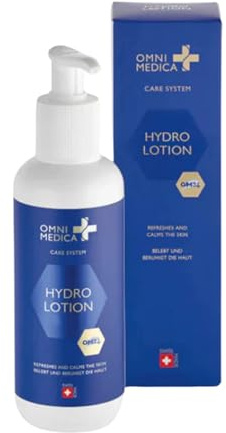 OMNIMEDICA Hydro Lotion – Feuchtigkeitsspendende, fettfreie Körperlotion gegen Falten, Altersflecken & Pigmentstörungen – mit OM24® & Hamamelis – für Damen, Herren & Kinder – vegan & Swiss Made