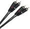 Plugger Câble Bretelle RCA mâle/mâle 10 m Noir