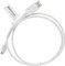 StarTech.com 3ft/1m USB C to DisplayPort 1.2 Cable 4K 60Hz - USB-C to DisplayPort Adapter Cable HBR2 - USB Type-C DP Alt Mode to DP Monitor Video Cable - Works w/ Thunderbolt 3 - White (CDP2DPMM1MW)