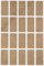 Royal Green Sticker Kraftbraun 40 mm x 19 mm rechteckige Aufkleber - 1,5 x 0,7 Zoll cm viereckige Etiketten im 300 Pack