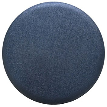 Levoberg Hocker Bezug Schutzbezug für Rundhocker aus Kunstleder rund Bar Bezug Sitz Kissen Schwarz Durchmesser 35cm