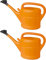 2X Gießkanne 10L ORANGE + 1x BILDMAGNET! Blumenkanne Kunststoff für groß & klein, Garten & Zimmerpflanzen Gießkannen Gieskanne Gieskannen Giesskanne 10 L Liter Watering Can Gieskannen10Liter