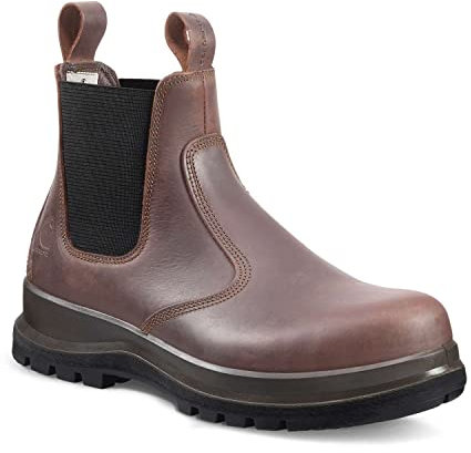 Carhartt Herren Carter Rugged Flex® S3-Chelsea-Sicherheitsstiefel, Dunkelbraun, 48