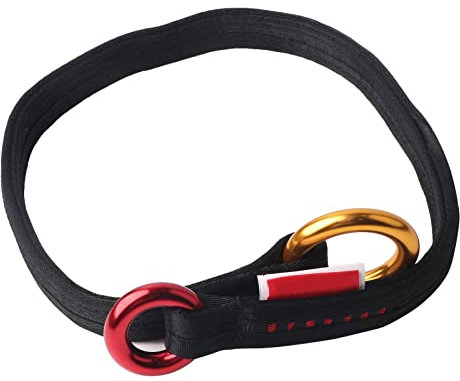 Alomejor 90CM Safety Lanyard Sicherheitsgurt Outdoor Climbing Tree Lanyard hängenden Ringen