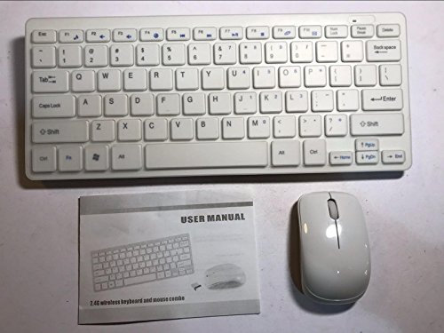 Replacement for White Wireless MINI Keyboard & Mouse for LG 42LN575V 42 inch LED SMART TV