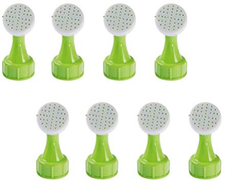 Cabilock Kunststoff Pflanze Gießaufsatz Flasche Top Bewässerung Flaschenverschluss Sprinkler für Indoor Garten Sämling Bonsai Gießkanne Gartengerät Grün 8 Stück
