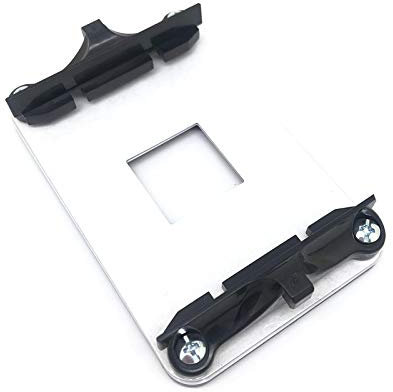 NMD&LR CPU Backplate, Plastic Backplane For Radiator Fan Bottom Shelf Suitable For AM4 AMD Bracket B350 X370 A320 Motherboard (black2)