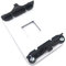 NMD&LR CPU Backplate, Plastic Backplane For Radiator Fan Bottom Shelf Suitable For AM4 AMD Bracket B350 X370 A320 Motherboard (black2)