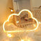 Taeku Neon Sign Light for Bedroom – USB Powered LED Wall Decor Light for Kids Room, Gaming Setup, Bar, Party, Christmas, Birthday, Wedding, Living Room (Cloud Yellow)