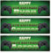 Personalised Birthday Banner Game Console Joystick Children Kids Party Poster Decoration (Approx 3ft x 1ft)