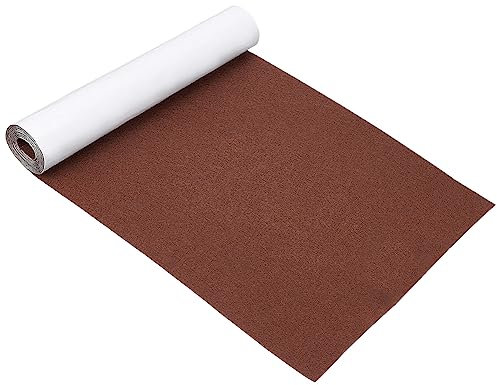 BENECREAT 200x40cm Selbstklebender Stick Filz Dunkelbraun Adhesive Filz Fabric Shelf Liner Für Box Liner, Tassenmatten, Bilderrahmen, Stuhlbeine, 1 mm Dick