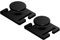 Maskenhalter für Skihelme und Fahrradhelme, Kinnriemenbreite bis 16mm, 1 Paar, Helm Clips, Maskenhalterung Helm