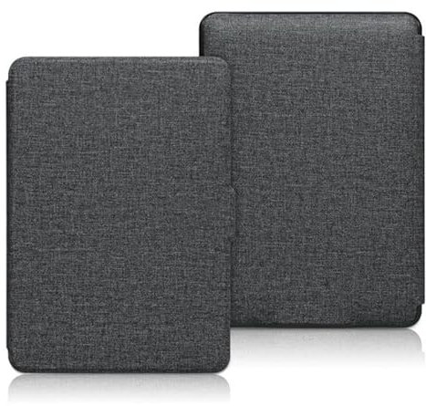 Magnetische Hülle kompatibel für Amazon New Kindle Paperwhite Smart Case Cover kompatibel für Kindle 2018 10. Generation Schutzhülle Cover Smart Case Cover (Mehrfarbig) (Schwarz)