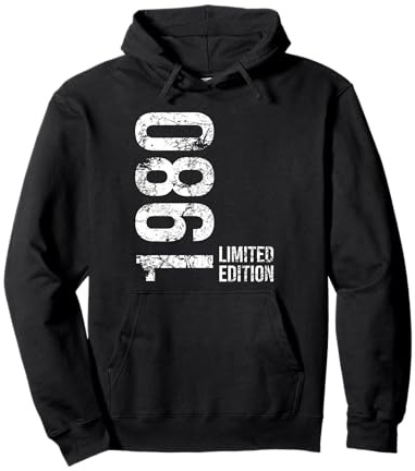 46. Geburtstag Mann Frau 46 Jahre 1980 Geburtstags Pullover Hoodie