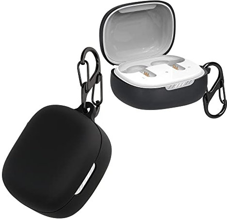 kwmobile Hülle kompatibel mit JBL Live Pro 2 TWS Kopfhörer - Silikon Schutzhülle Etui Case Cover Schoner in Schwarz