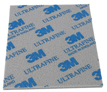 3M Soft Pads, 1 unidad, esponja de lijado, almohadilla de lijado, lijado y pulido, molienda húmeda o seca, almohadillas de espuma, lavables y reutilizables (ultrafinas)